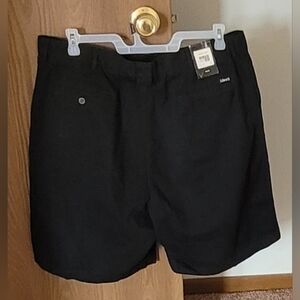 NWT-ASHWORTH 100% cotton black men shorts 40